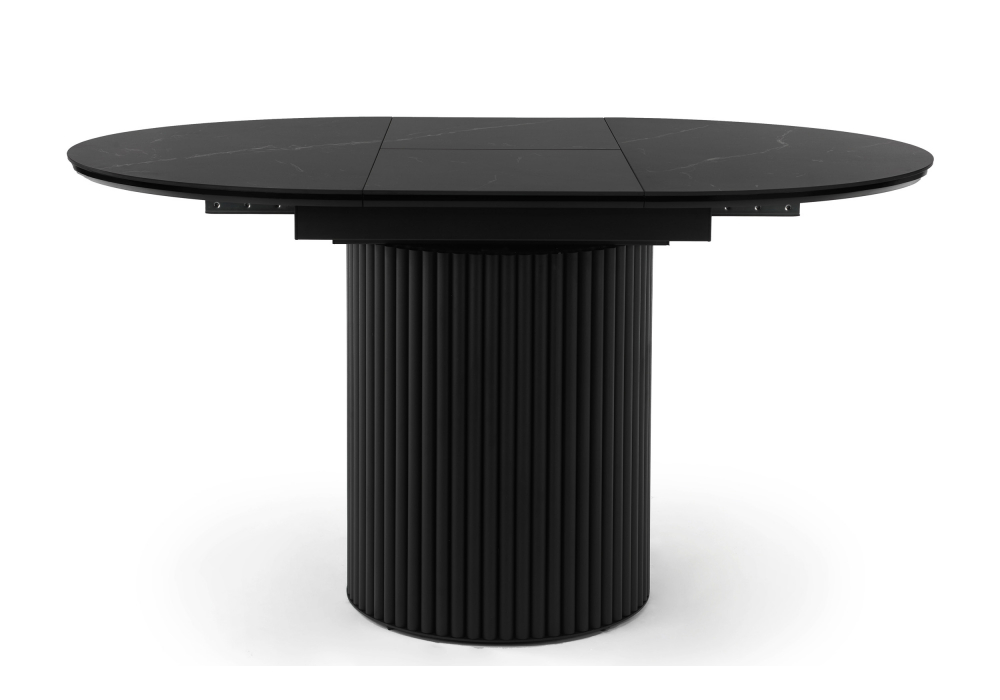 фото керамический стол раскладной woodville стивен 100(140) shakespeare black / черный 664920 | 220svet.ru