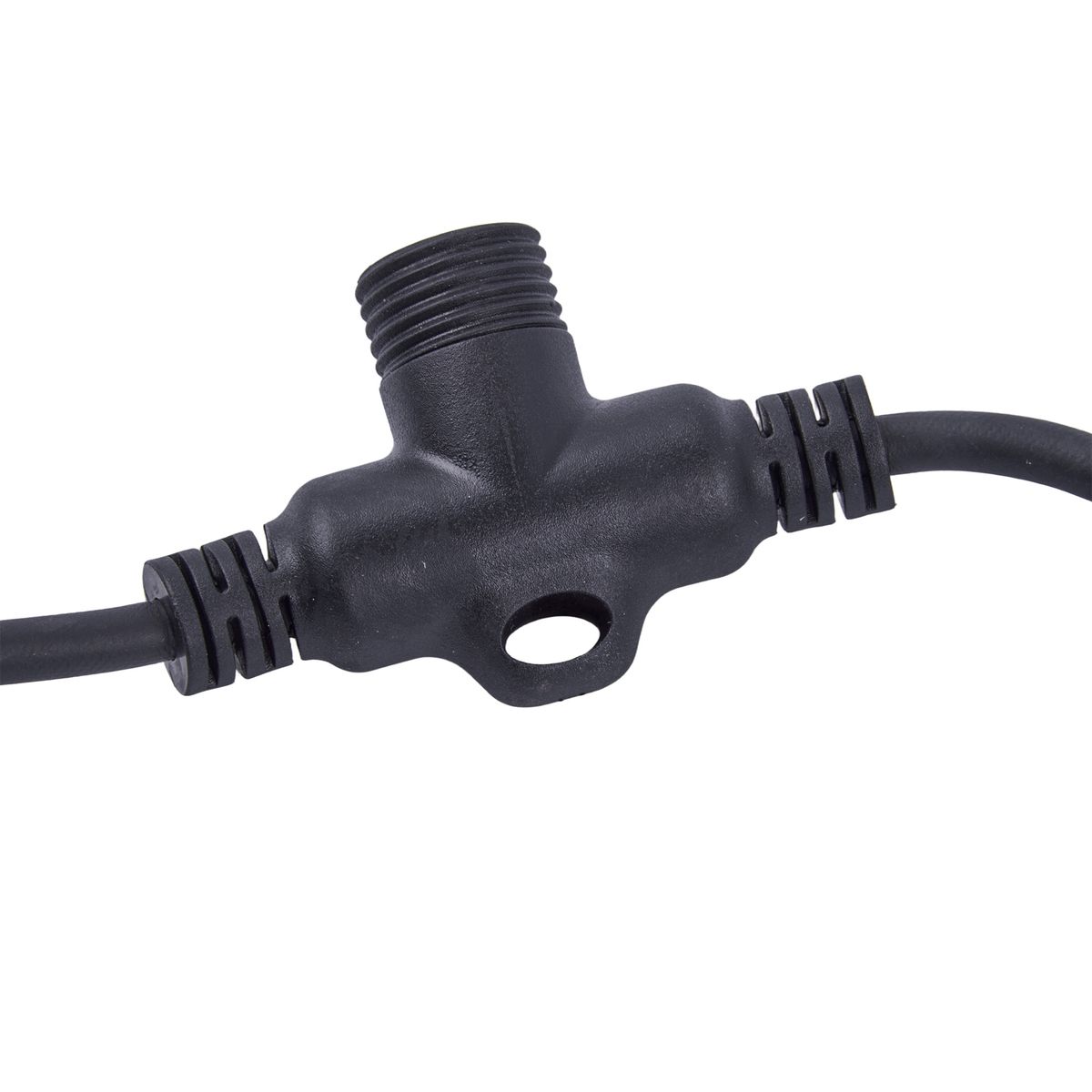 фото провод-шина для гирлянд uniel ucx-f90 t20/2m/bk ul-00013217 | 220svet.ru