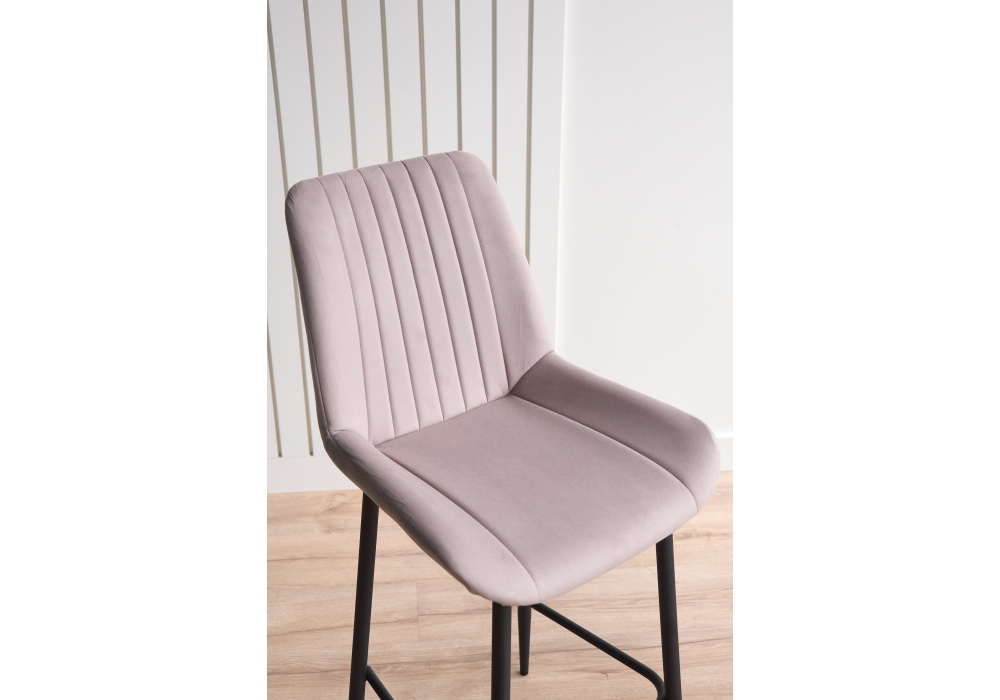 фото барный стул woodville седа латте черный 632603 | 220svet.ru