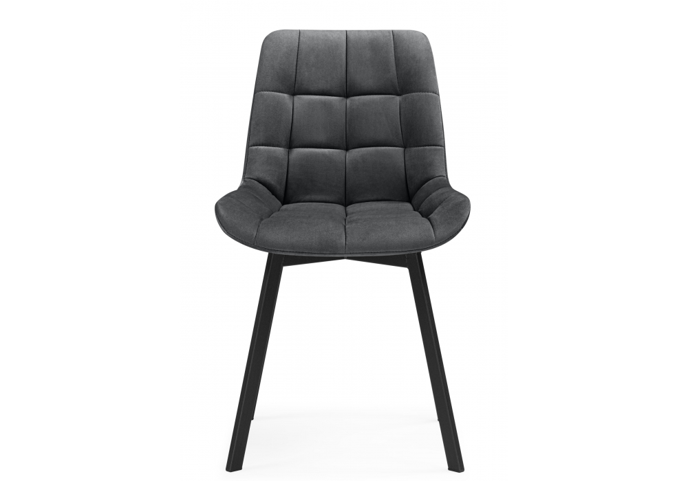 фото стул крутящийся woodville челси 360 темно-серый (zd 995) / черный 626091 | 220svet.ru