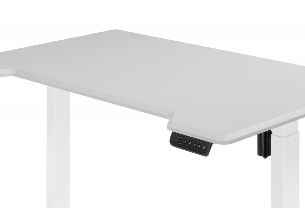 фото компьютерный стол с подъемным механизмом woodville маркос 140х80 тауп / белый 614608 | 220svet.ru