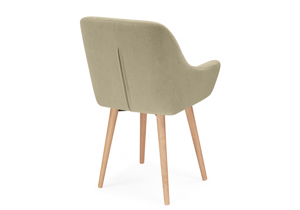 фото стул деревянный поворотный woodville флюид 360 бежевый (zd 210) / светлое дерево 642973 | 220svet.ru