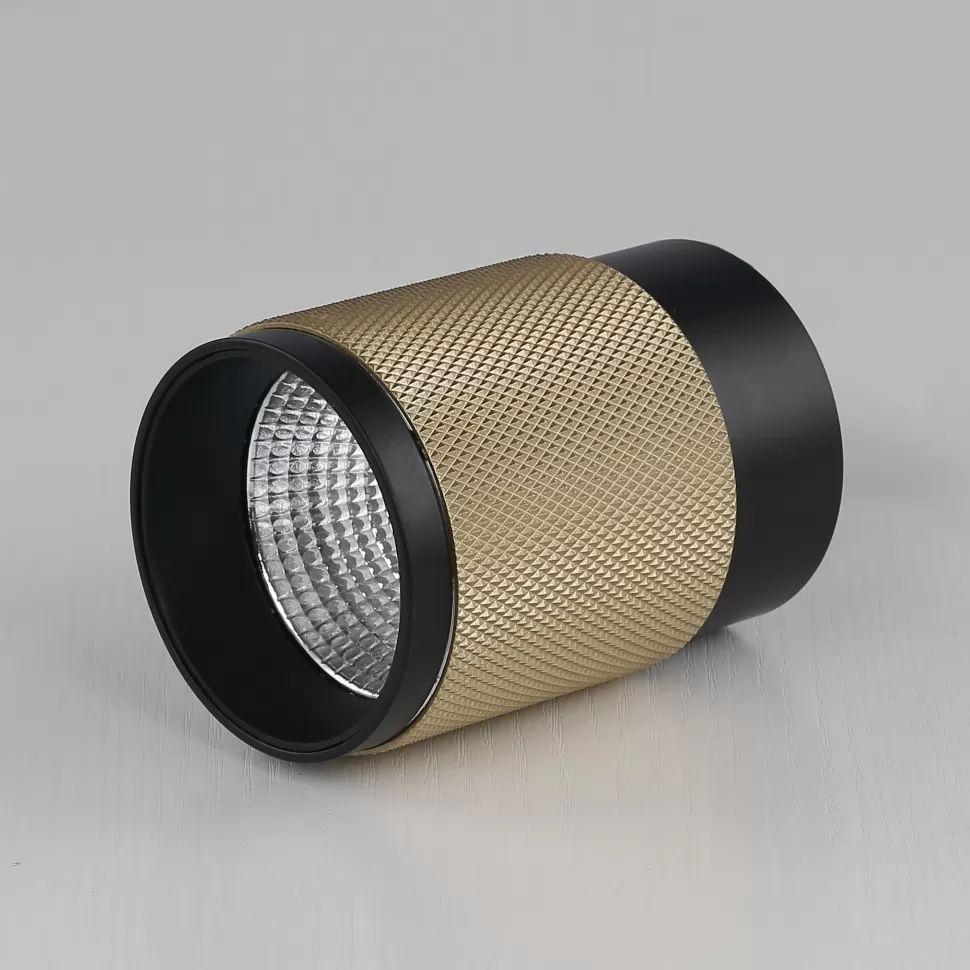 фото потолочный светодиодный светильник iledex delta 1955-10w-3000k-36 bk+br | 220svet.ru