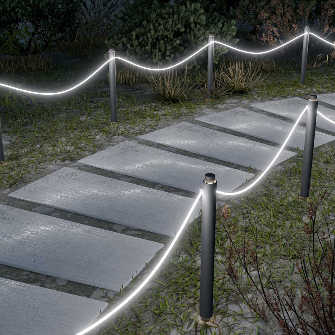 фото светодиодный неон apeyron 220в 6вт/м 300лм/м 6500к 50м ip66 17-59 | 220svet.ru