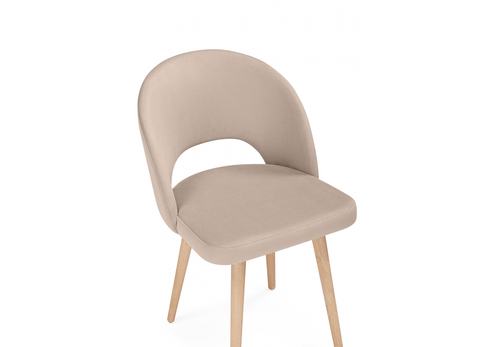 фото стул деревянный поворотный woodville курбис 360 бежевый (zd 210) / светлое дерево 642927 | 220svet.ru