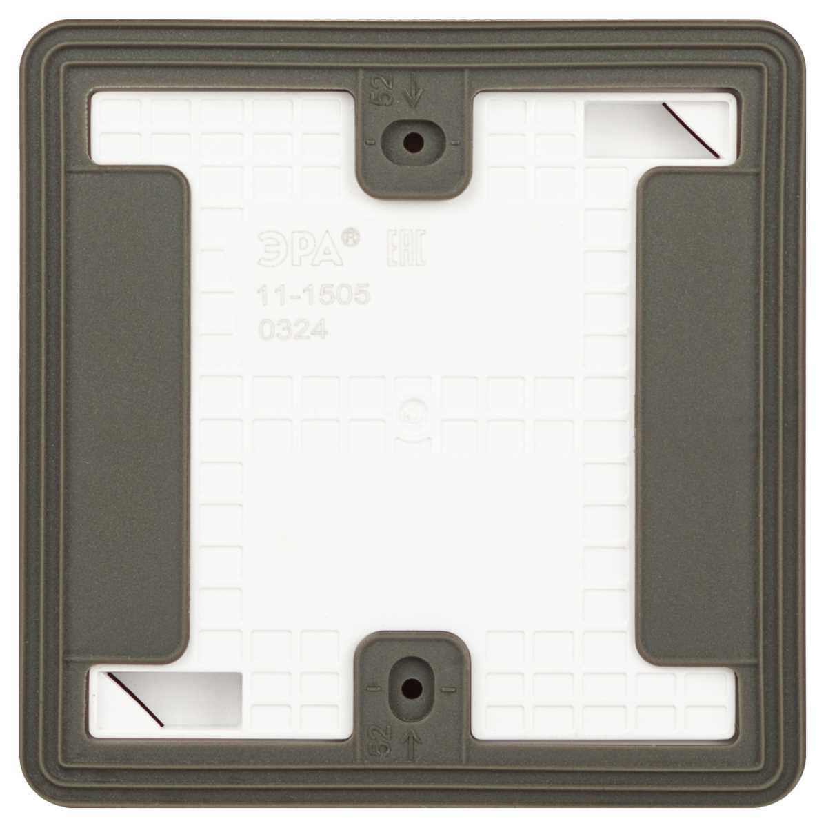 фото выключатель эра эксперт 11-1505-01 двойной с подсветкой ip55 10ах-250в оу белый б0063282 | 220svet.ru