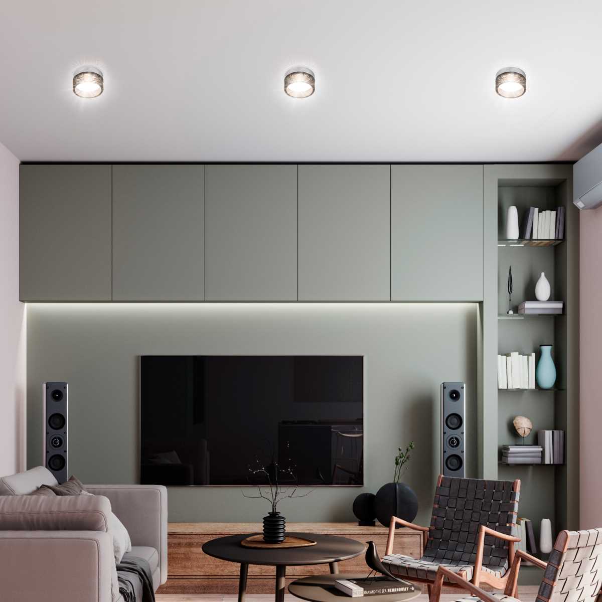 фото светильник встраиваемый эра dk97 ch/bk под лампу gx53 хром/черный б0057462 | 220svet.ru