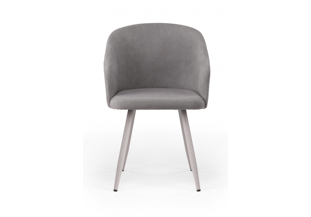 фото стул на металлокаркасе woodville монер темно-серый (glory 20) / серый 632664 | 220svet.ru