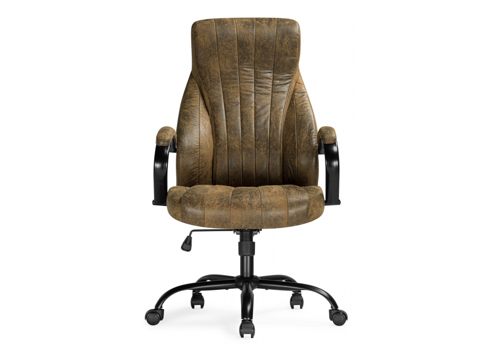 фото компьютерное кресло woodville raker коричневый / черный 15933 | 220svet.ru