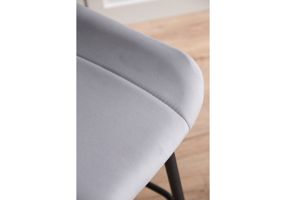 фото барный стул woodville седа светло-серый / черный 632583 | 220svet.ru