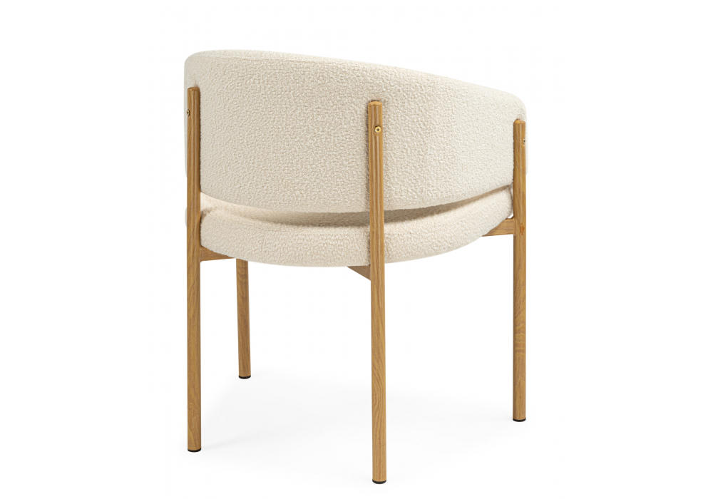 фото стул на металлокаркасе woodville janin white / wooden metal 15931 | 220svet.ru