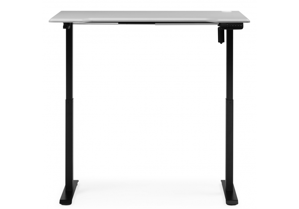 фото компьютерный стол с подъемным механизмом woodville маркос 120х75 тауп / черный 614599 | 220svet.ru