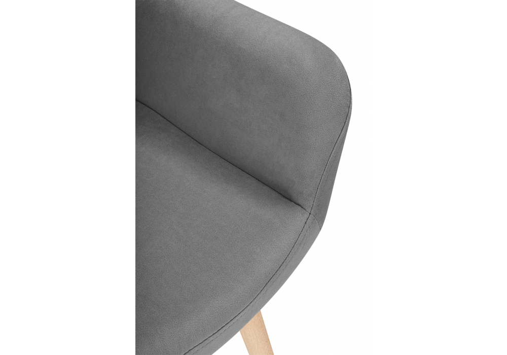 фото стул деревянный woodville флюид 360 темно-серый (zd 995) / светлое дерево 642963 | 220svet.ru