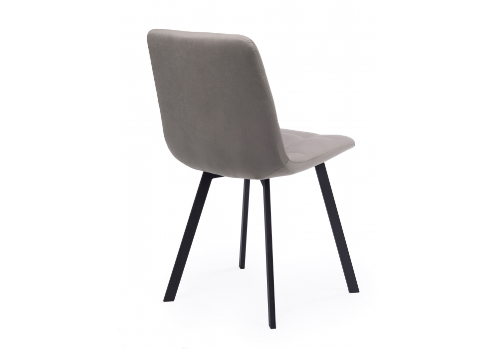 фото стул на металлокаркасе woodville чилли латте / черный 631634 | 220svet.ru