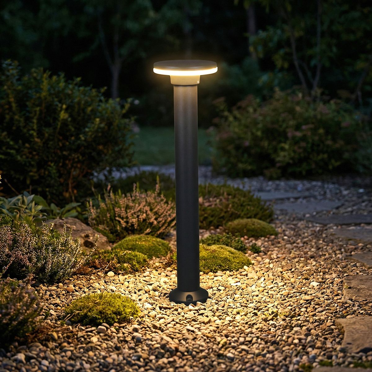 фото ландшафтный светодиодный светильник reluce 09974-0.7-001jh 0,6m led12w bk rlos | 220svet.ru