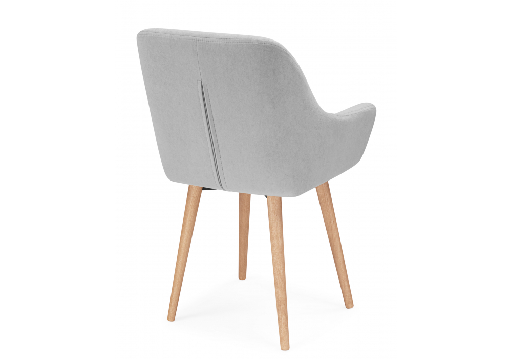 фото стул деревянный woodville флюид 360 светло-серый (zd 960) / светлое дерево 642955 | 220svet.ru