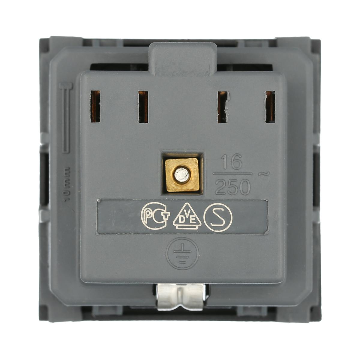 фото розетка lk studio с з/к, со шторками матовая поверхность (черный бархат) lk45 851408-1 | 220svet.ru