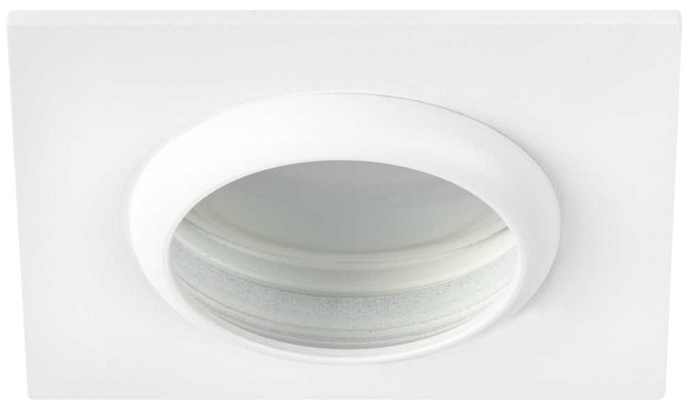 фото светильник встраиваемый алюминиевый эра kl110 wh под лампу mr16 gu5.3 белый матовый б0061529 | 220svet.ru