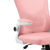 Миниатюра фото компьютерное кресло woodville konfi pink / white 15331 | 220svet.ru