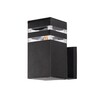 Миниатюра фото уличный настенный светильник arte lamp hadar a4421al-1bk | 220svet.ru