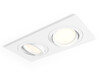 Миниатюра фото комплект встраиваемого поворотного светильника ambrella light techno spot xc7635080 | 220svet.ru