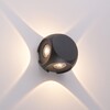 Миниатюра фото уличный настенный светодиодный светильник elektrostandard 1504 techno led a047186 | 220svet.ru