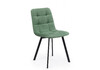 Миниатюра фото стул на металлокаркасе woodville чилли фисташковый / черный 631638 | 220svet.ru