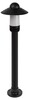Миниатюра фото садово-парковый светильник эра «поллар» нту 01-60-009 напольный черный ip54 е27 max60вт h860мм б0057493 | 220svet.ru