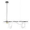 Миниатюра фото подвесной светодиодный светильник arte lamp klimt a2850sp-45bk | 220svet.ru