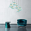 Миниатюра фото подвесной светильник loft it bolle 2027-d3 blue | 220svet.ru