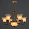 Миниатюра фото подвесная люстра arte lamp 1 a1032lm-6-3wg | 220svet.ru