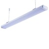 Миниатюра фото подвесной линейный светодиодный светильник uniel ulo-k21a 40w/4000k/l125/k ip65 white ul-00013700 | 220svet.ru
