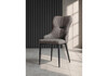 Миниатюра фото стул на металлокаркасе woodville neli gray / black 15215 | 220svet.ru