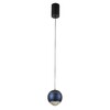Миниатюра фото подвесной светодиодный светильник crystal lux caro sp led blue | 220svet.ru