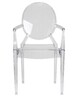 Миниатюра фото набор 3 шт стул обеденный dobrin louis ghost lmzl-рс801-n3-13424 | 220svet.ru