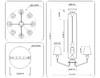 Миниатюра фото подвесная люстра ambrella light high light lh75403 | 220svet.ru