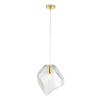 Миниатюра фото подвесной светильник crystal lux nuestro sp1 gold/transparent | 220svet.ru