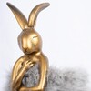 Миниатюра фото настольная лампа loft it lapine 10315/a grey fluff | 220svet.ru