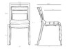 Миниатюра фото набор 2 шт стул обеденный dobrin tim lmzl-pp902-n2_p_b-03-13456 | 220svet.ru