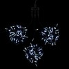 Миниатюра фото комплект 3 белых нити по 20м, 600 led, провод черный каучук 2,3мм, ip54 ltc eco600-11-1w | 220svet.ru