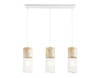 Миниатюра фото подвесной светильник ambrella light traditional loft tr8499/3 wh/wd  | 220svet.ru