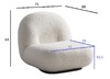 Миниатюра фото кресло garda decor 87yy-21045 | 220svet.ru