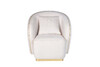 Миниатюра фото кресло кремовый garda decor 102an-kres-8411-kre | 220svet.ru