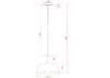 Миниатюра фото подвесной светильник arte lamp kayla a7102sp-1gy | 220svet.ru