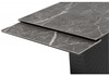 Миниатюра фото керамический стол раскладной woodville монерон 180x90 nero marquina / черный 621196 | 220svet.ru