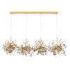 Миниатюра фото подвесной светильник crystal lux garden sp3х4 l1600 gold | 220svet.ru