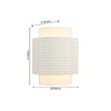 Миниатюра фото настенный светильник f-promo nevada 4801-2w | 220svet.ru