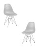 Миниатюра фото набор 2 шт стул обеденный dobrin dsr lmzl-pp638a-n2_m_gr-01-13500 | 220svet.ru