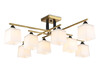 Миниатюра фото потолочная люстра на штанге ambrella light traditional loft tr tr303044/8 cp | 220svet.ru