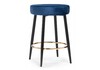 Миниатюра фото барный стул plato dark blue | 220svet.ru